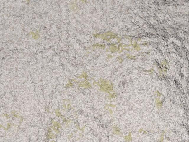Chalk rock surface with yellow impurities