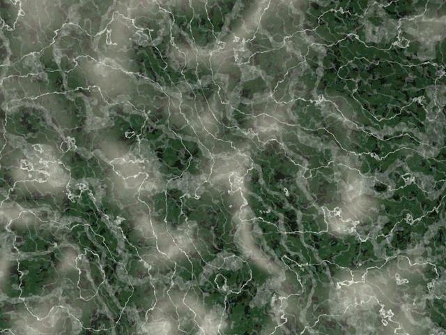 Polished green marble surface